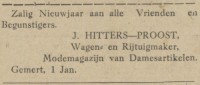 1918 advertentie Gemert